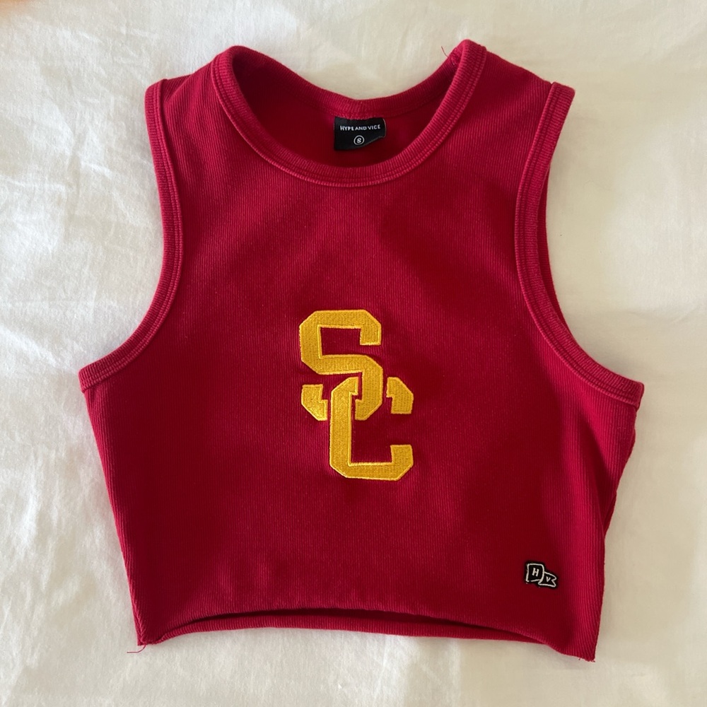 Hype and Vice USC crop top